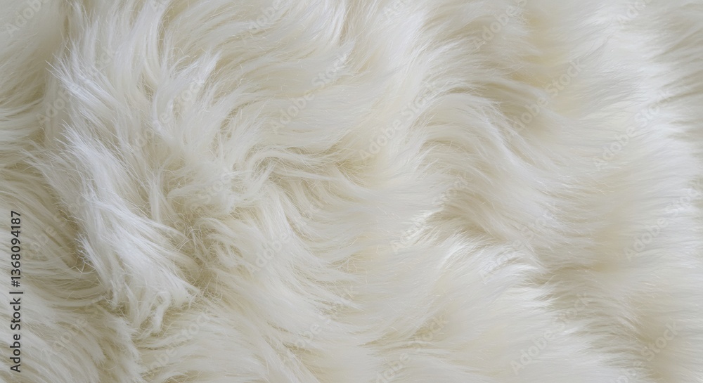 Soft White Fur Texture Gentle Light. AI Generated Soft White Fur Texture Gentle Light. AI Generated