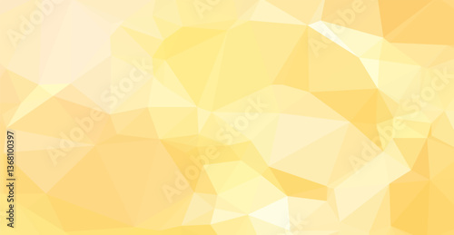 Orange Polygonal Mosaic Background, Creative Design Templates