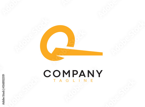 Modern letter Q logo design template