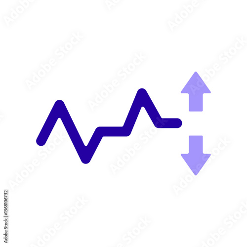 Icon a volatility, isolated against a clean background.