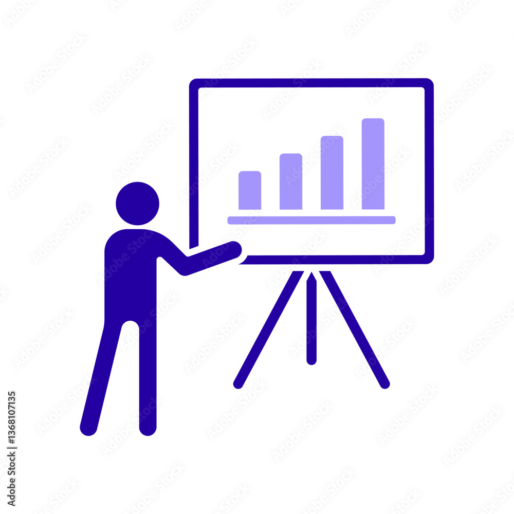 Icon a presentation, isolated against a clean background. Icon a presentation, isolated against a clean background.