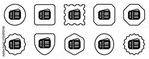 Editable ticket, film, show, event vector icon. Movie, cinema, entertainment. Part of a big icon set family. Perfect for web and app interfaces, presentations, infographics, etc