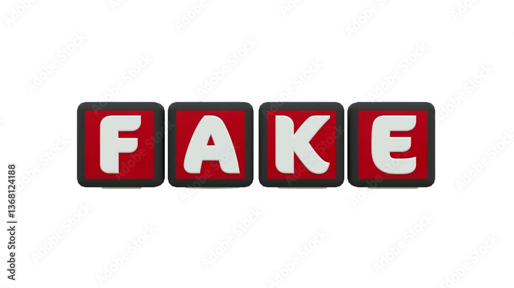 Fact or Fake - rolling video overlay - separate alpha channel Fact or Fake - rolling video overlay - separate alpha channel