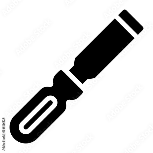 chisel glyph icon