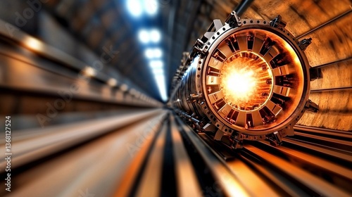 Molten metal gleams, reactor's heart beats, thorium's force flows, clean energy's dawn, a complex core, bright light, innovation's core.