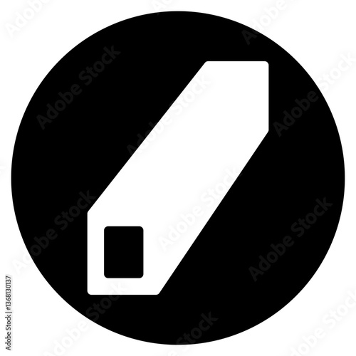 iron bar glyph icon
