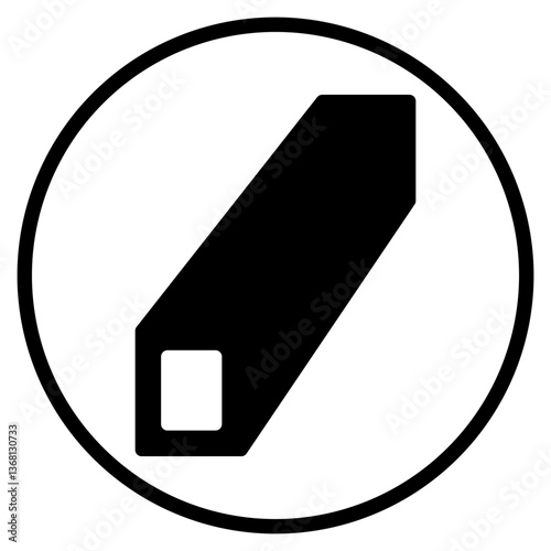 iron bar glyph icon
