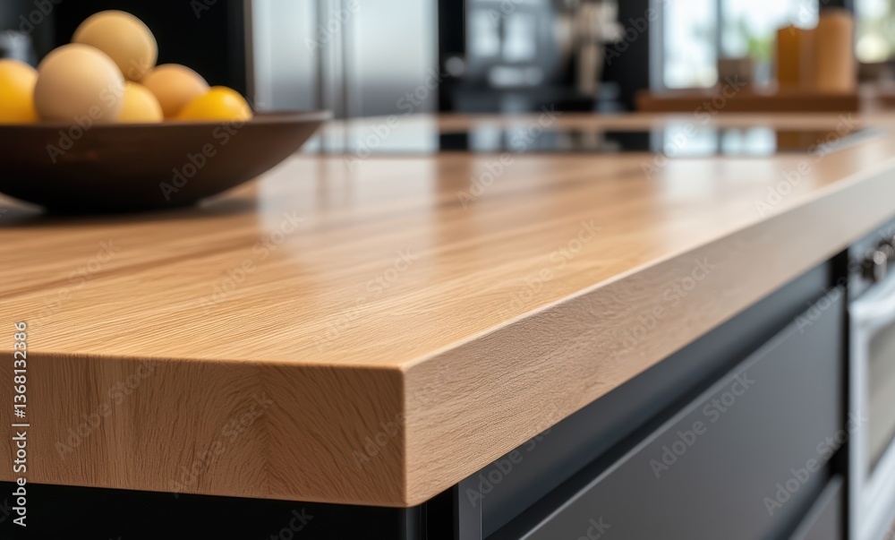 Elegant kitchen countertop with fresh fruits Elegant kitchen countertop with fresh fruits