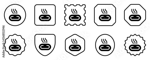 Editable hot spring, steam vector icon. Wellness, spa, relaxation. Part of a big icon set family. Perfect for web and app interfaces, presentations, infographics, etc