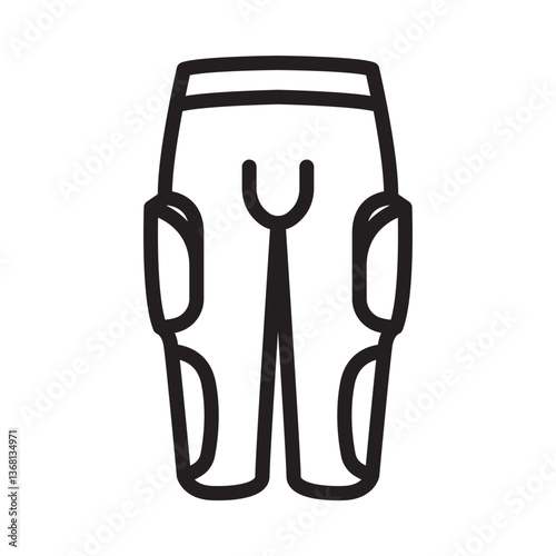 vector illustration of a clip