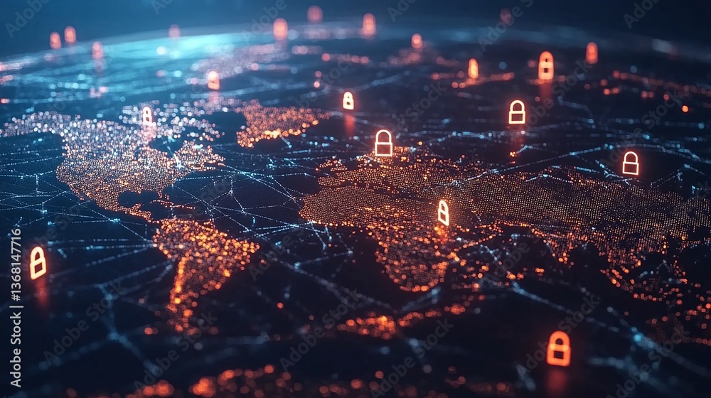 Obraz premium stock market graph