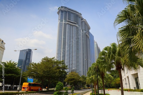 Canvas Print Kuala Lumpur street view, Malaysia