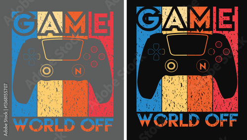 "Level Up Your Style – Gaming T-Shirt Design"
