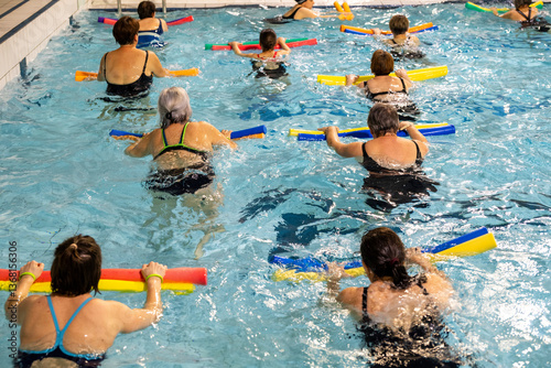 Obraz na płótnie aquagym