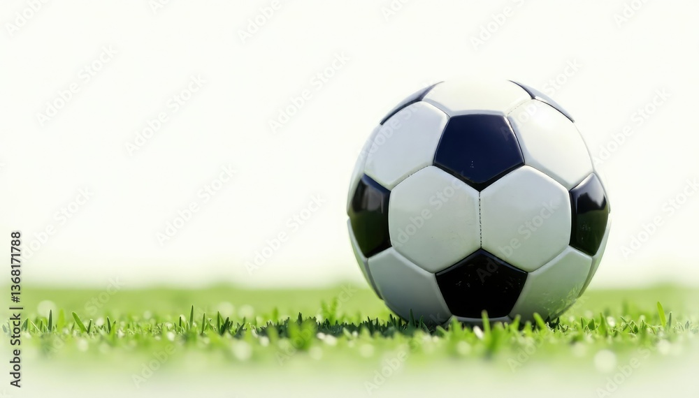 New pristine football against pure white backdrop, object, new, smooth New pristine football against pure white backdrop, object, new, smooth