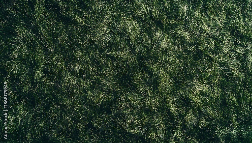 Fototapeta premium dark and moody green foliage canopy with dappled sunlight filtering through the leaves in a forest