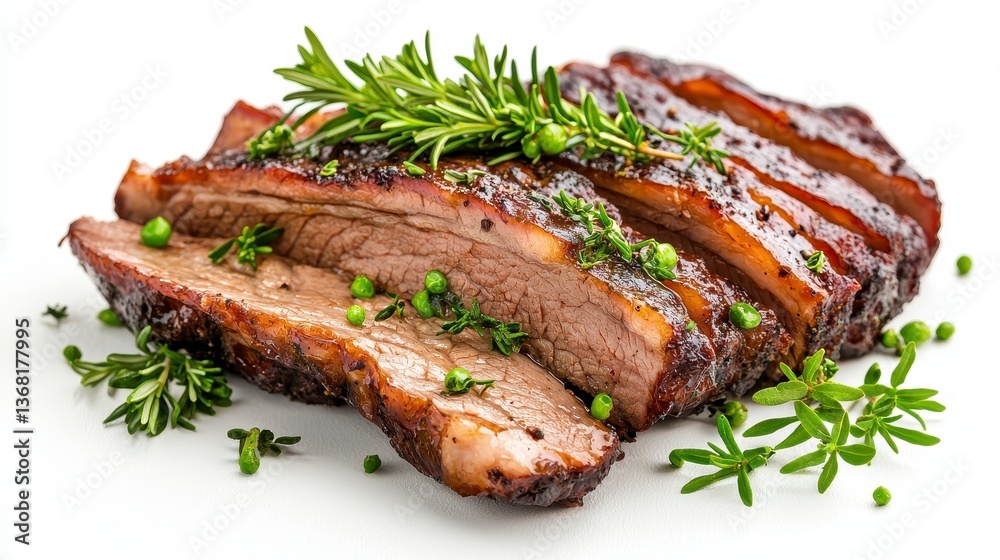 Grilled Meat Dish Presentation Grilled Meat Dish Presentation