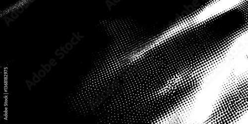 Minimal Half-Tone Dots with Seamless Geometric Grid and Ink Effects