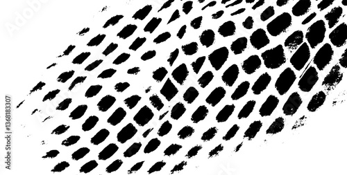 Snakeskin Texture Pattern with Reptile Scales and Distressed Concrete Effect.