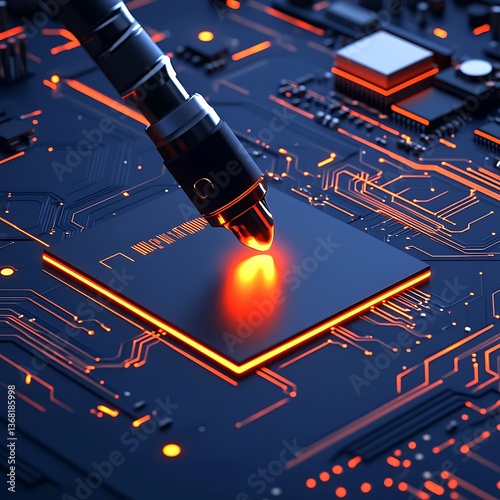 CPU Repair Microchip Welding.