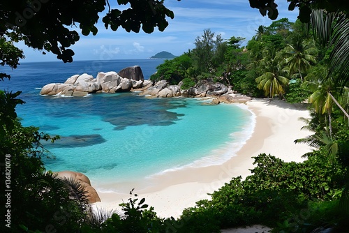 Tropical Paradise Beach Vacation Destination