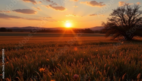The sense of serenity and contentment that comes from watching the world awaken to a new day in the peaceful seclusion of the open field is truly a magical experience.