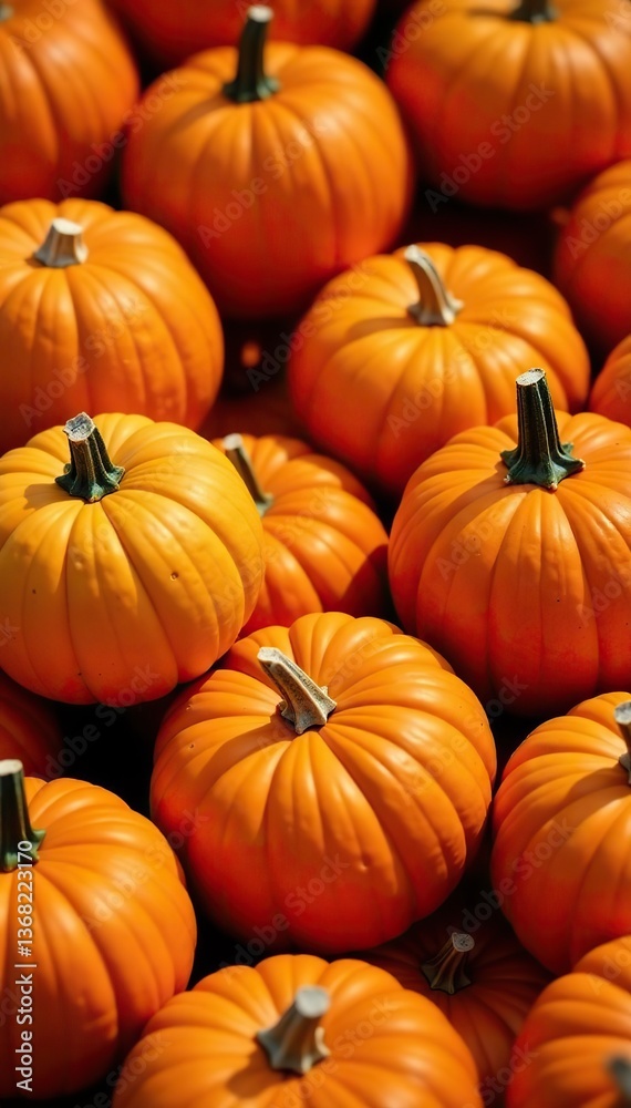 Various fresh ripe pumpkins arranged as a background, festive, colorful Various fresh ripe pumpkins arranged as a background, festive, colorful