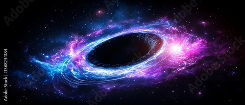Cosmic Black Hole Nebula