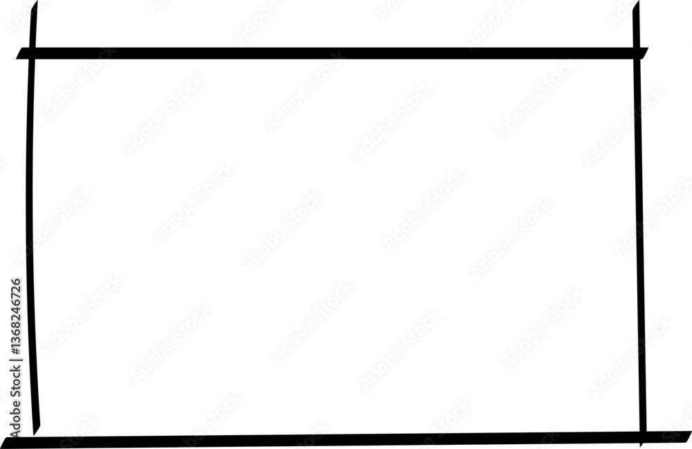 Doodle hand drawn highlight rectangles or frames. Cartoon Geometric shapes for your design. Collection of pencil or pen sketch elements of squares and marks isolated on transparent background. Doodle hand drawn highlight rectangles or frames. Cartoon Geometric shapes for your design. Collection of pencil or pen sketch elements of squares and marks isolated on transparent background.