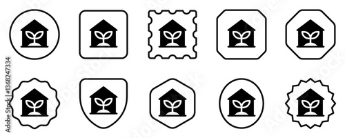 Editable greenhouse vector icon. Gardening, plant, building. Part of a big icon set family. Perfect for web and app interfaces, presentations, infographics, etc
