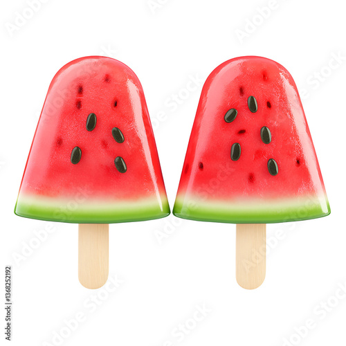 Wallpaper Mural Refreshing Watermelon Ice Cream Summer Dessert Treat Torontodigital.ca
