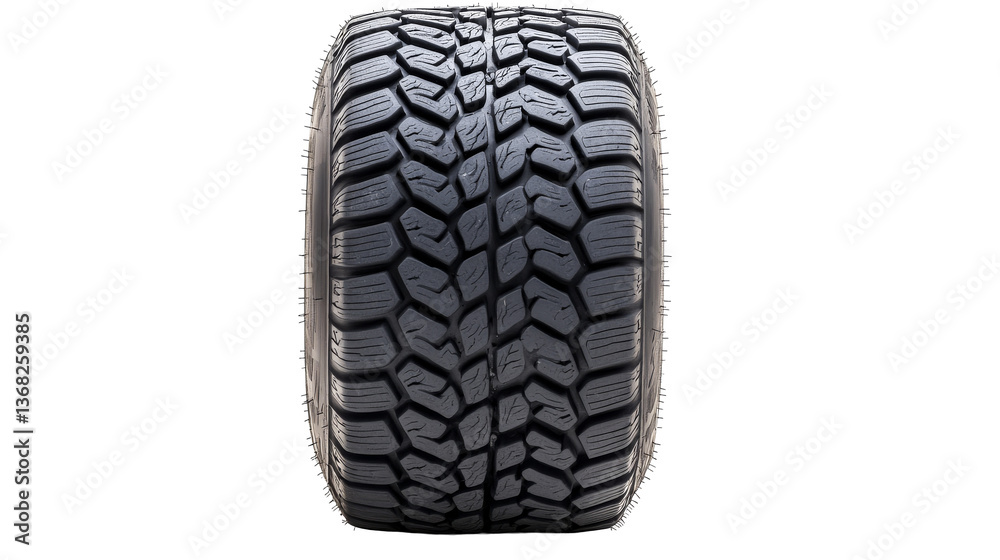Car tire tread aggressive design, isolated vehicle component, cut out transparent Car tire tread aggressive design, isolated vehicle component, cut out transparent