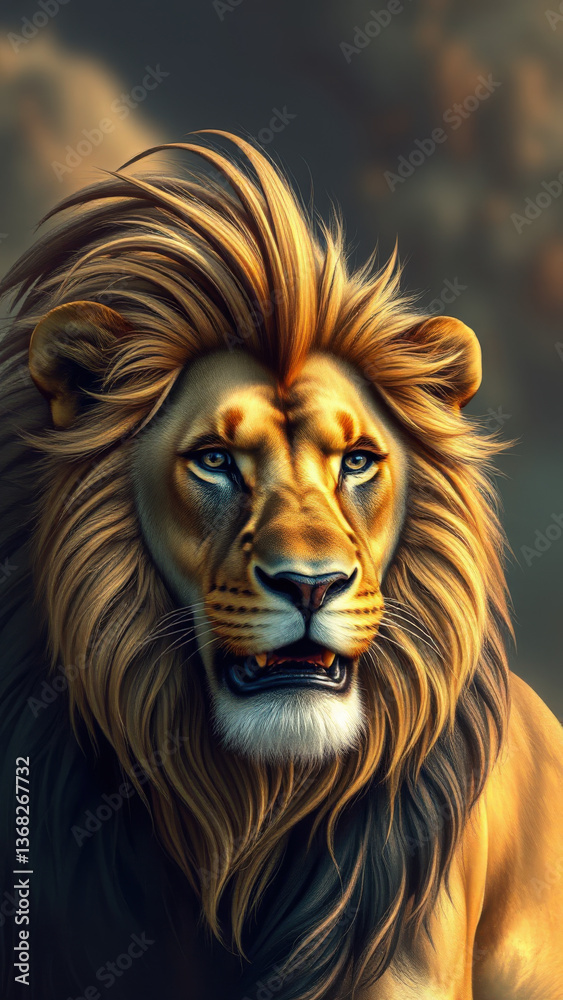Fototapeta premium Lion illustration