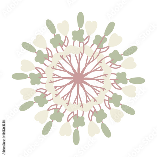 Abstract ornament. Vector design element. 