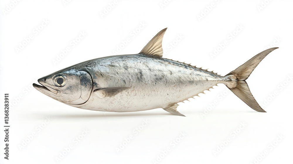 Realistic illustration of a silverfish on a white background. Realistic illustration of a silverfish on a white background.