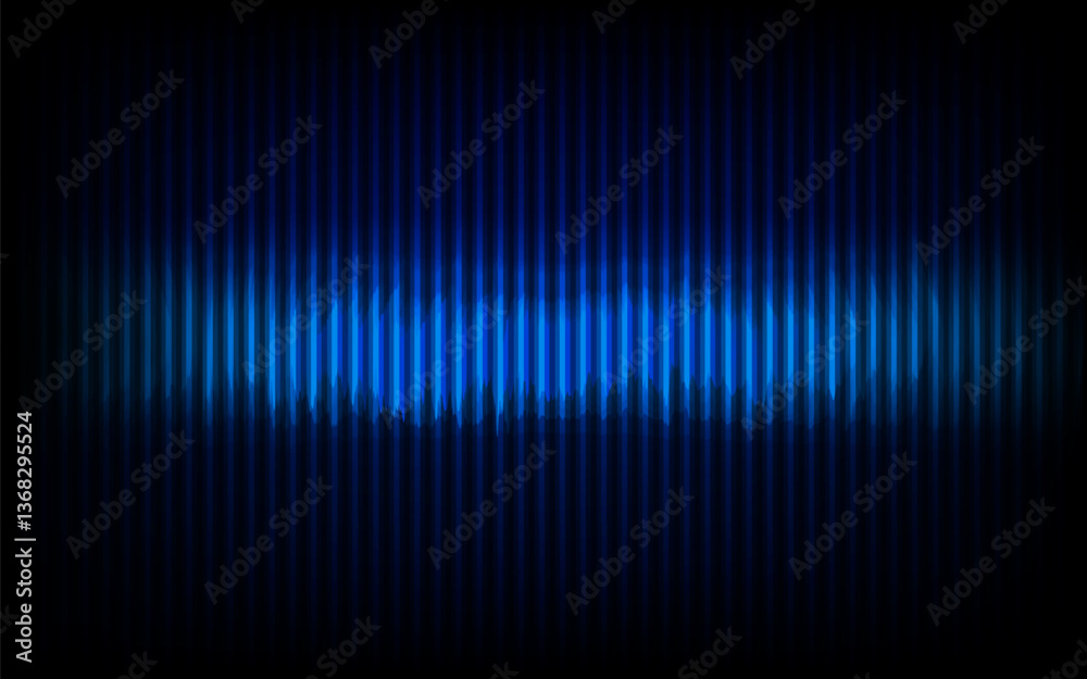 Obraz premium Abstract blue light streaks background black texture dark