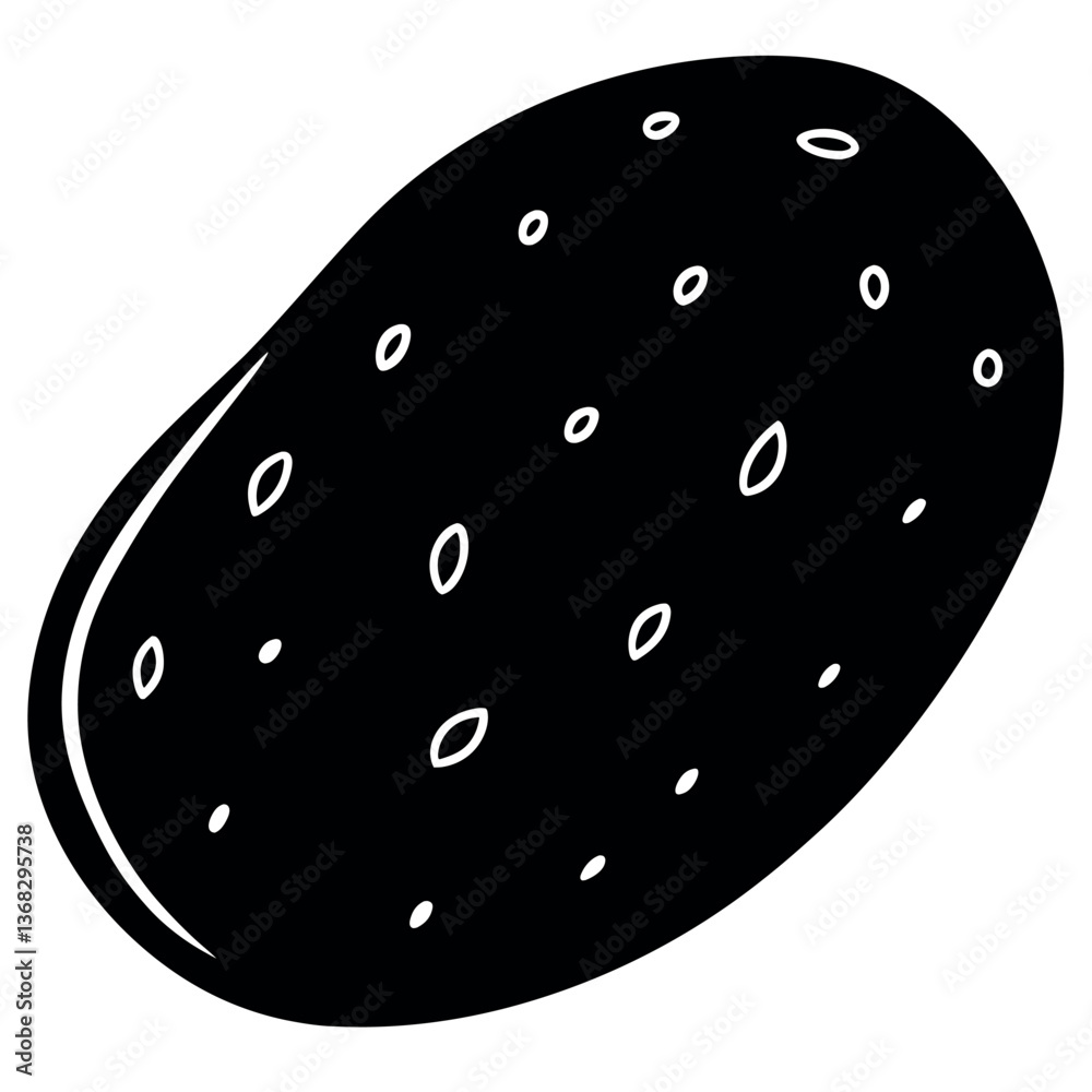 Potato illustration vector design. Potato illustration vector design.