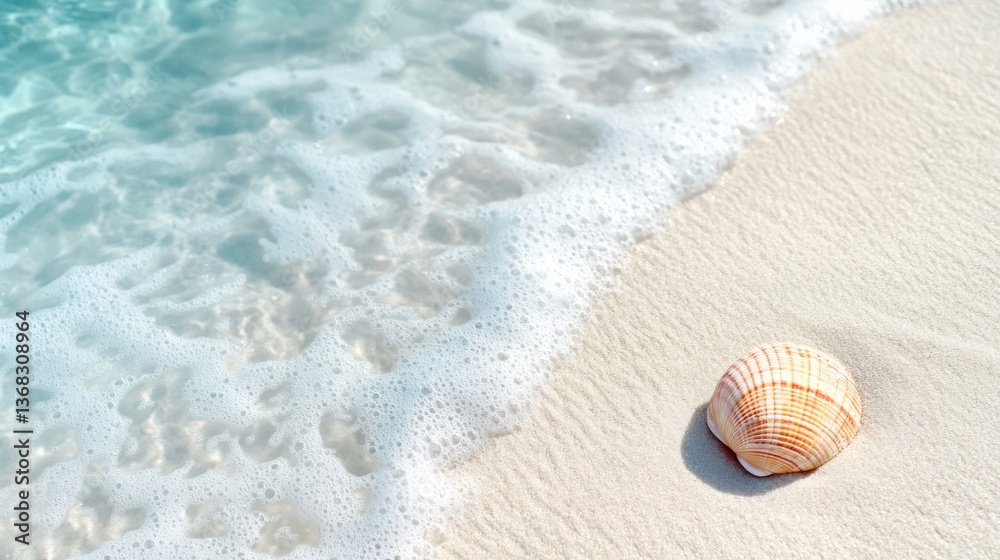 Seashell discovery tropical beach nature photography serene environment close-up view coastal beauty Seashell discovery tropical beach nature photography serene environment close-up view coastal beauty