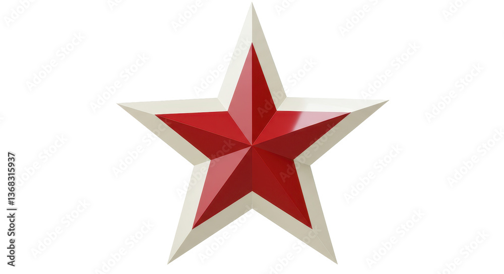 Isolated Red Star Isolated Red Star