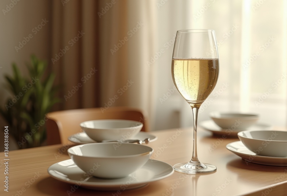 chilled white wine minimalist setting elegant glass refreshing beverage cool refreshment sophisticated dining atmosphere, drink, table, decor, minimalism chilled white wine minimalist setting elegant glass refreshing beverage cool refreshment sophisticated dining atmosphere, drink, table, decor, minimalism