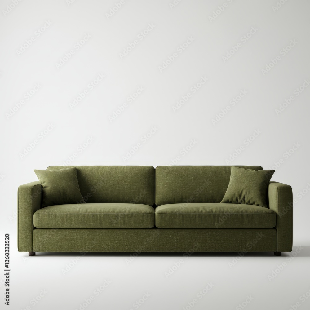 Fototapeta premium sofa isolated on white