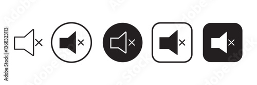 mute icon no sound symbol volume speaker off icons - silent icon symbol