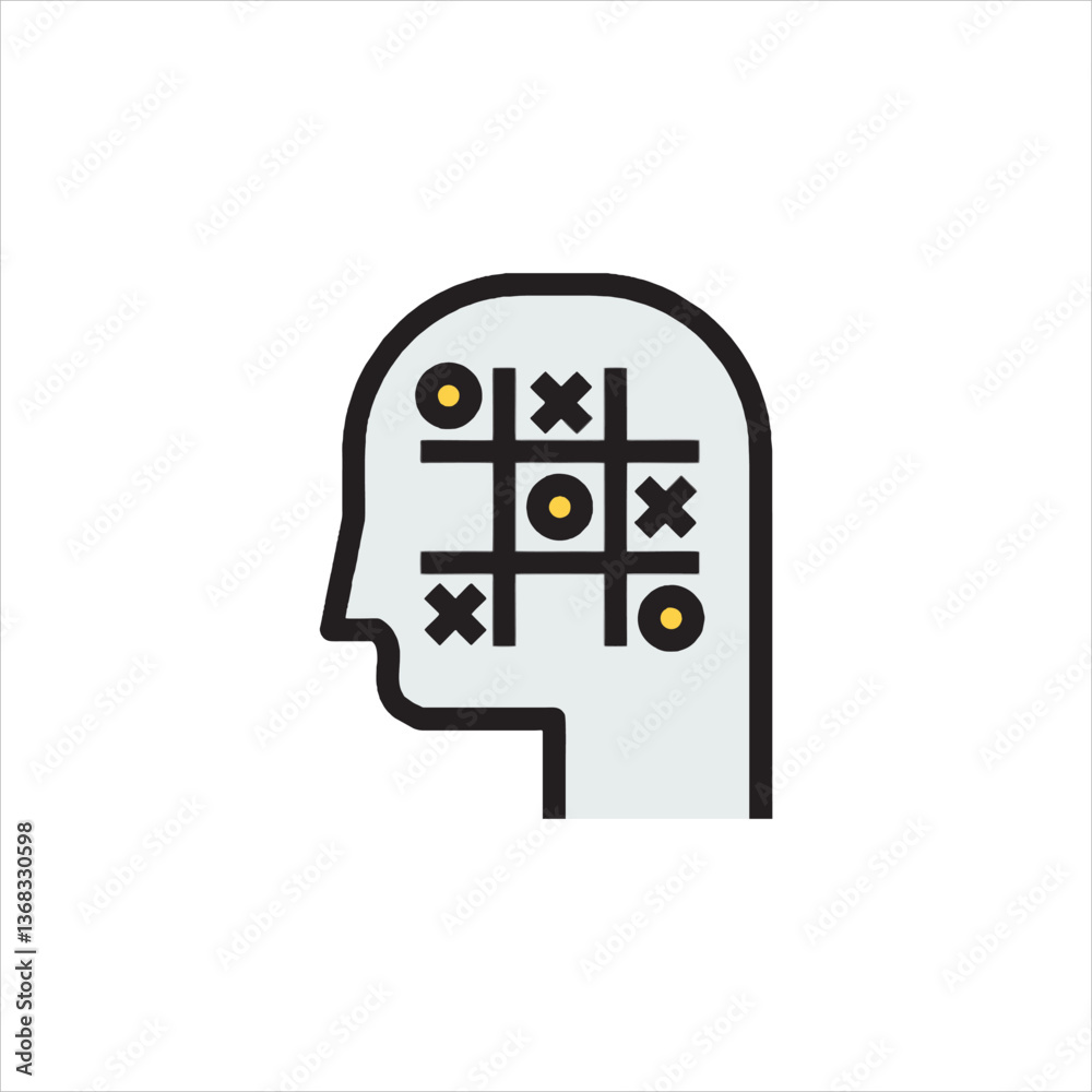 Fototapeta premium human head icon