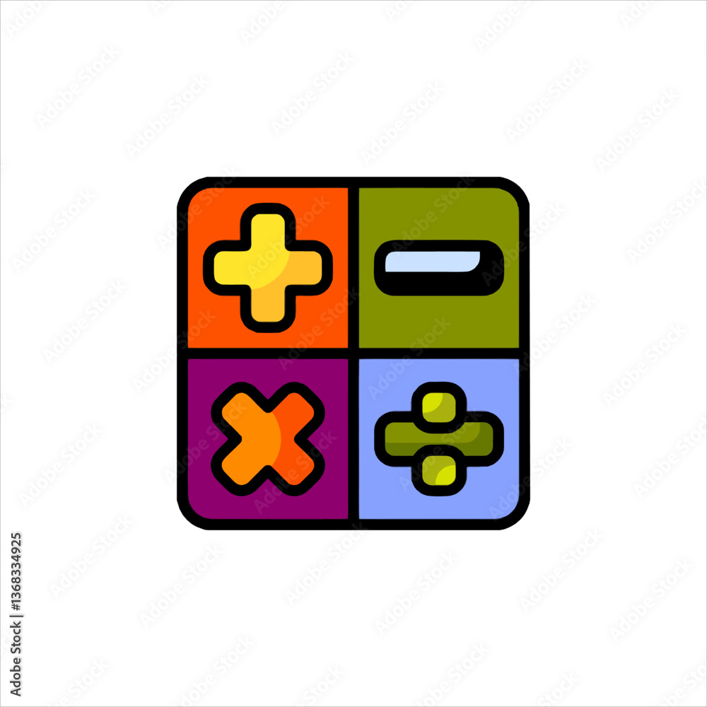 Fototapeta premium plus minus icon