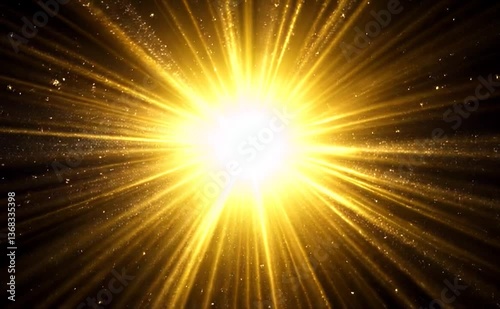 Video sun burst background