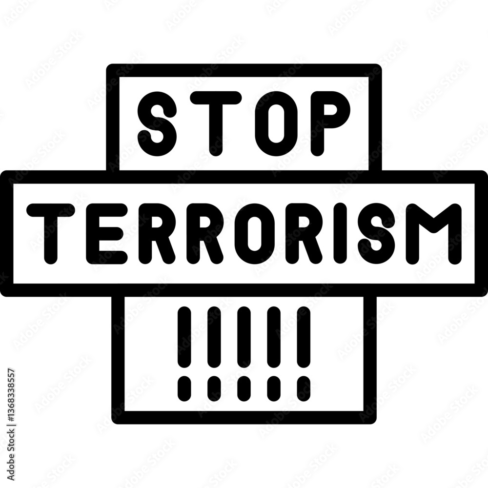 Anti Terrorism Day Icon Vector Element Anti Terrorism Day Icon Vector Element