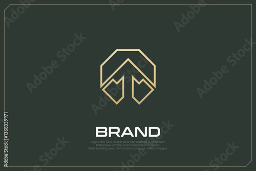 Global Networking Trading Logo Gold