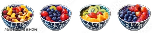 Assorted Fruit Bowls photo