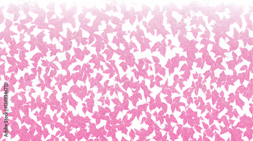 Delicate pink leaf pattern background for spring designs and feminine themed projects