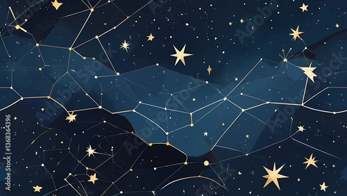 seamless pattern with stars